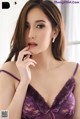 Beautiful dreamy Metita Ritseeboon seductive with dreamy purple lingerie (18 photos) P6 No.8ad69f
