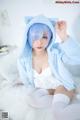 Coser@神楽坂真冬 Vol.005: 蕾姆 Milk by blue (150 photos) P147 No.fb0eb1