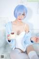 Coser@神楽坂真冬 Vol.005: 蕾姆 Milk by blue (150 photos) P88 No.b0d149