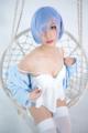 Coser@神楽坂真冬 Vol.005: 蕾姆 Milk by blue (150 photos) P29 No.b7d839