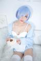 Coser@神楽坂真冬 Vol.005: 蕾姆 Milk by blue (150 photos) P109 No.bc499e