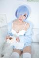 Coser@神楽坂真冬 Vol.005: 蕾姆 Milk by blue (150 photos) P109 No.bc499e